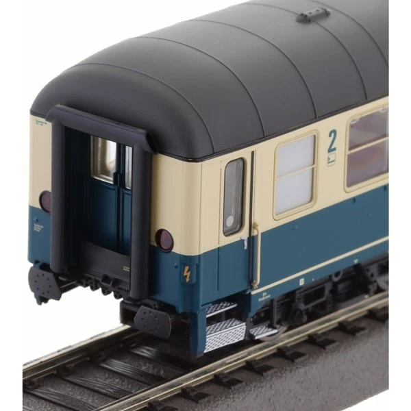 Brawa 58149 Schnellzugwagen Bm238, DB, Ep.IV, mit Beleuchtung, AC H0 + Neu