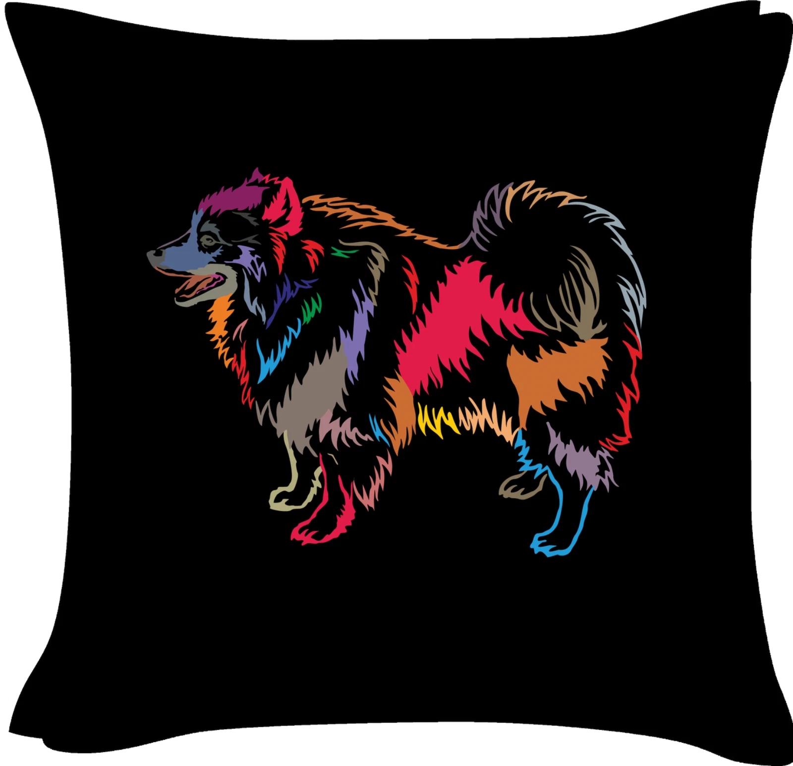 18" Animal Pet Dog Lover (Keeshound) Gift Throw Cushion (Cover Only)