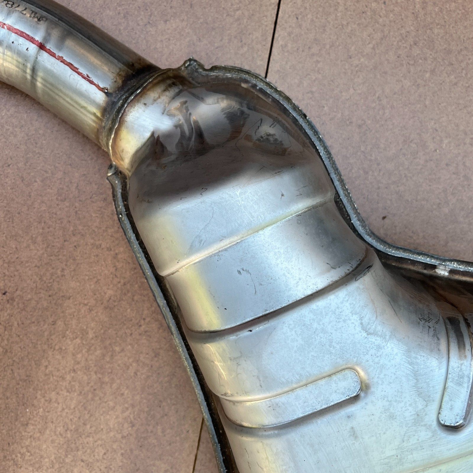 NEW Bentley Continental GT GTC Supersports LEFT exhaust muffler (takeoff) '04-13