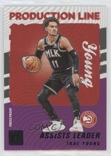 2021-22 Panini Donruss Production Line Press Proof Purple Trae Young #10 9o3