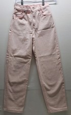 NWT Vtg 90s Levis 550 Orange Tab Jeans NWT Girls 10 Slim Pink Made in High Waist