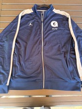 Nike Jordan Georgetown Hoyas Elite Zip-Up Blu...