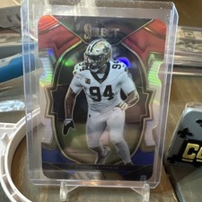 2022 Panini Select - Concourse Cameron Jordan #31 Red & Blue Prizm Die-Cut