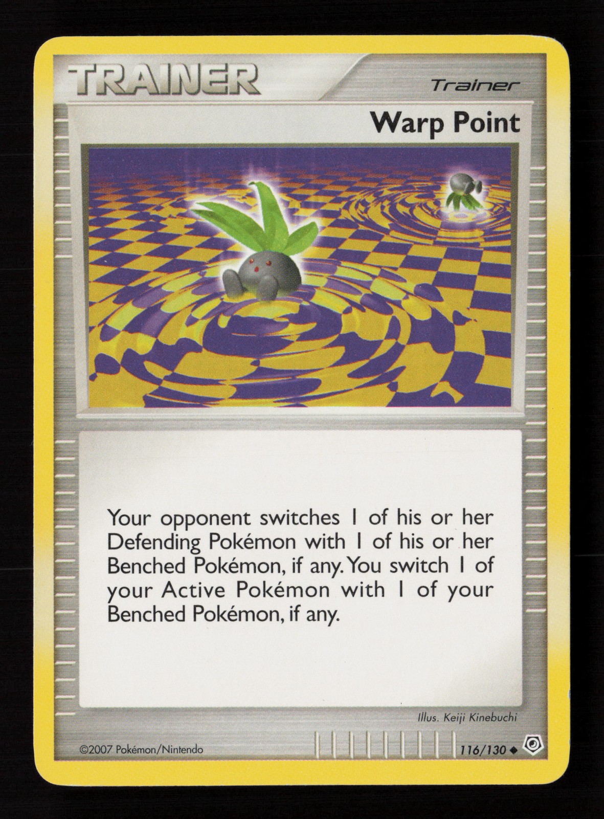 Warp Point 116/130 Diamond & Pearl Pokemon Card -B2