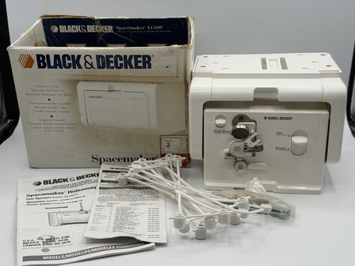 Black & Decker EC600 Optima Spacemaker Can Opener Open Box READ
