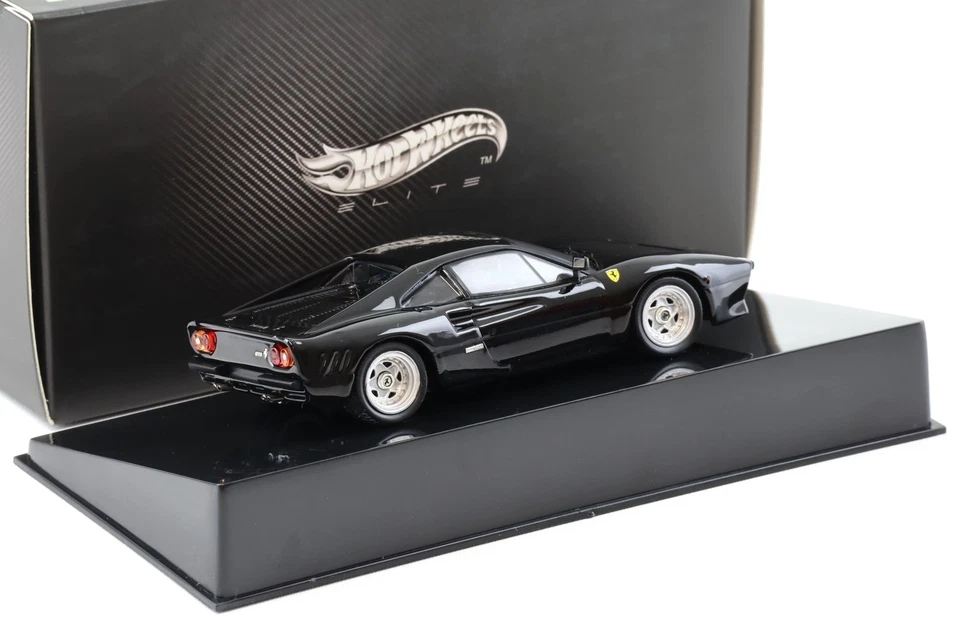 1:43 Hot Wheels Elite Ferrari 288 GTO Coupé Noir 1984 - Photo 2/3