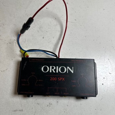 Orion 200 SPX Black Retro Car Audio 2-Way Active Electronic Crossover
