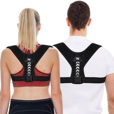 Posture Corrector Upper Back Brace Neck Shoulder Back Support Brace Pain Reli...