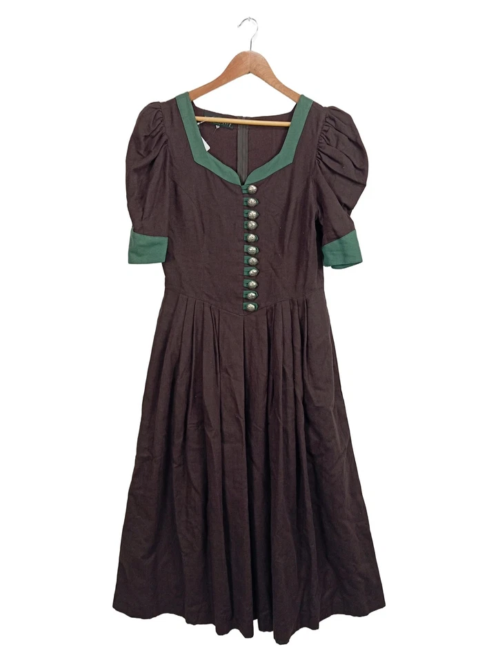 BERWIN & WOLFF Dirndl Trachtenkleid Damen Gr. 42 Braun Klassisch - Bild 1 von 3