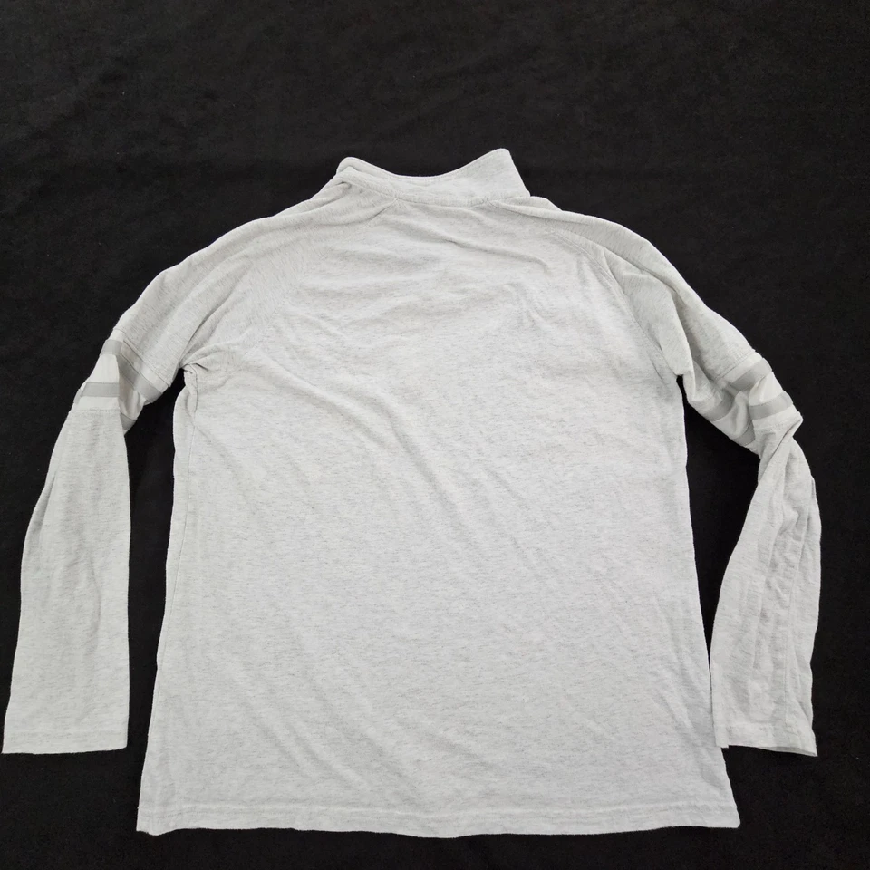 Camiseta Southern Illinois University Gris Manga Larga 1/4 Cremallera Cuello Adulto L Foto 2 de 4