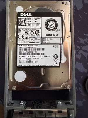 Dell 600GB 15K SAS 2.5'' 12Gb/s HDD Hard Drive AL13SXB60EN 0DYDW0