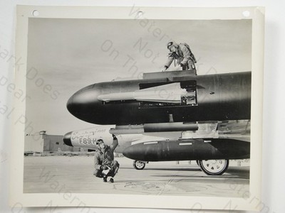 USAF F-89H Scorpion Interceptor Jet Falcon Missile NORAD c1950s Photo