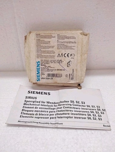 Siemens 3RA1924-2B Mechanical Interlock for Reversing Starter Lot of 6 - Picture 9 of 10