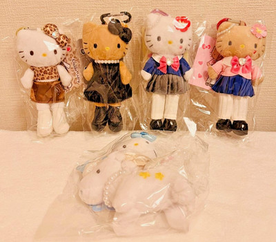 Hello Kitty GOGO Gal Style Up Maskottchen 5er Set Kiddy Land Limited 50. Neu ...