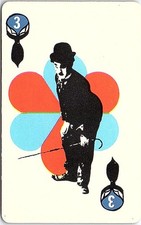 1972 Charlie Chaplin Educational Trading Card # 3 Tie