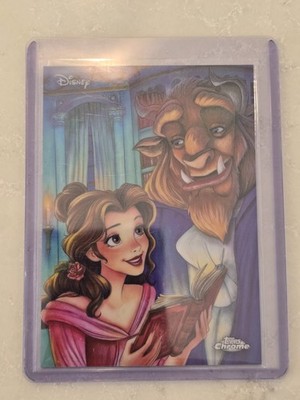 2026 Topps Chrome Art of Disney 35 Years Beauty and the Beast SSP #AD-6 Grade It