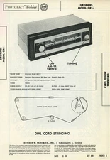 VTG Sam's Photofact/Schematic Folder Grommes Model #GRT-1 SFF78