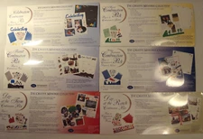 Vintage Lot 6 The Creative Memories Collection Combination Packs Travel WInter