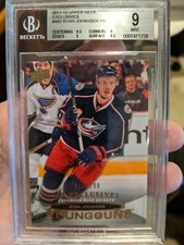 Ryan Johansen 2011-12 Upper Deck Young Gun Rc Rookie Exclusives #15/100 BGS 9