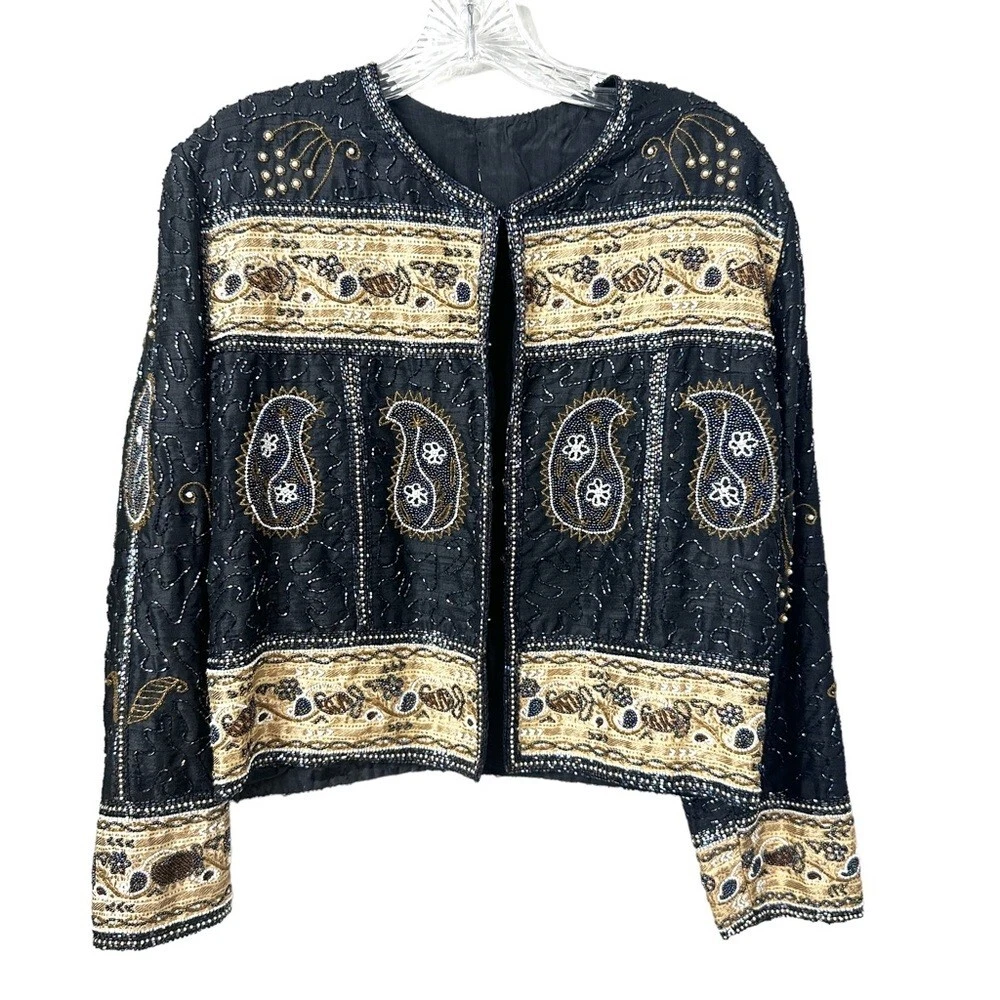 Embellished top bolero jacket