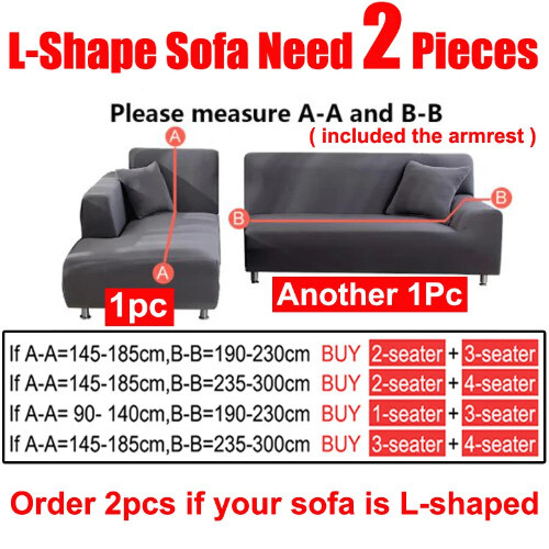 Dicke Jacquard Sofabezug für 1/2/3/4 Sitzer Sofabezug L-Form Ecksofa Bezug - Bild 16 von 33