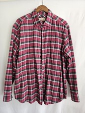 Tommy Bahama Somerset Plaid Flannel Shirt Mens Size XL Red White New With Tags