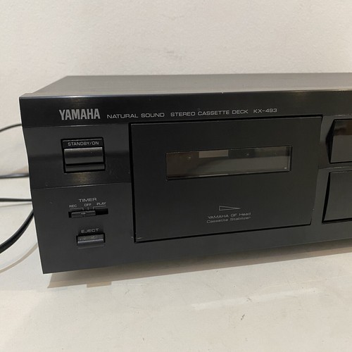 YAMAHA KX-493 Natural Sound Stereo Cassette Deck Excellent Condition - Picture 2 of 8