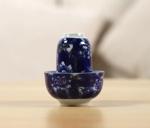 Traditional Chinese Porcelain Ceramic Tea Cup Snifter Aroma Kungfu Teacup Flower - Picture 11 of 18