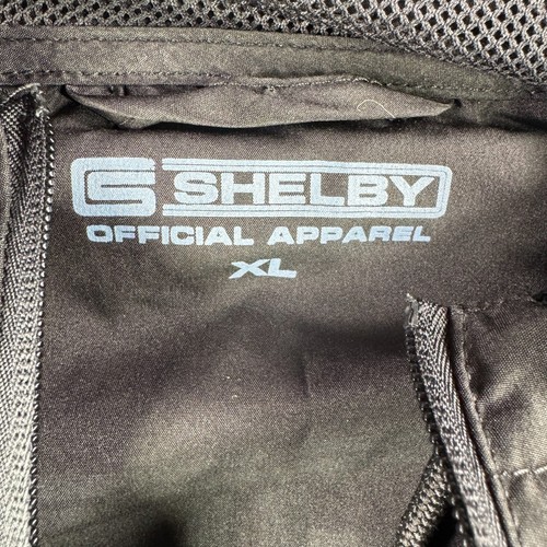 Shelby Cobra Windbreaker Men XL Hooded Black Mustang Jacket Street Official - 第 6/11 張圖片