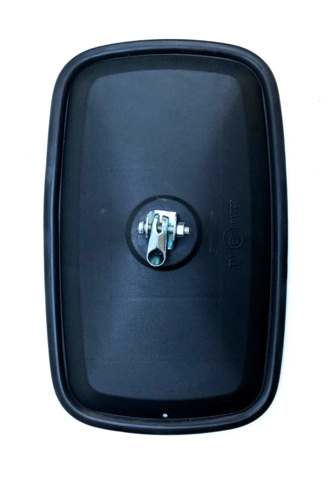 2x Außenspiegel Seitenspiegel 232x145mm ø10 E20 und Spiegelhalter Bagger Traktor - Bild 3 von 4