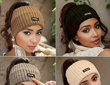 4-PC Thick Warm Knitted Headbands Soft Comfortable Nice FREE SAME DAY SHIPPING