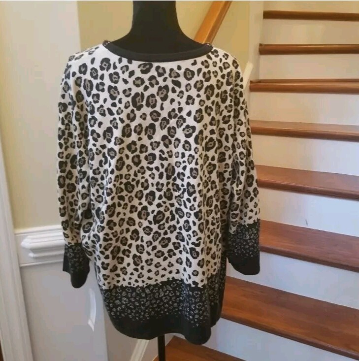 Alfred Dunner Animal Print Top Size 2X eBay