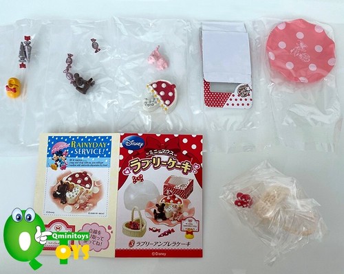 Raro 2008 Re-Ment Disney Minnie Lovely Cake Shop Juego Completo de 8 piezas - Imagen 9 de 19