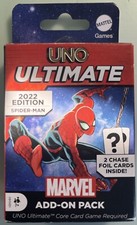 2022 Uno Ultimate Marvel Add-On Pk. Spiderman Character Deck NO FOIL CHASE CARDS