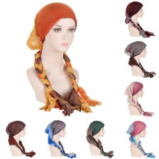 Women Muslim Pre-Tied Head Wrap Islamic Ladies Hijab Headscarf Turban Hat