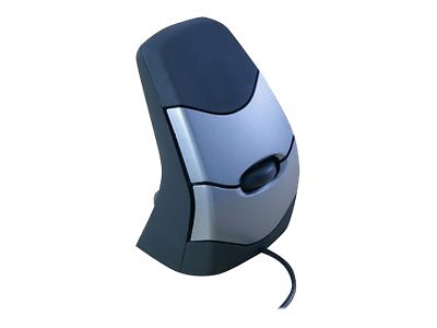 Bakker DXT Precision Mouse Ambidestro USB tipo A Nero Argento Mouse BNEDXT