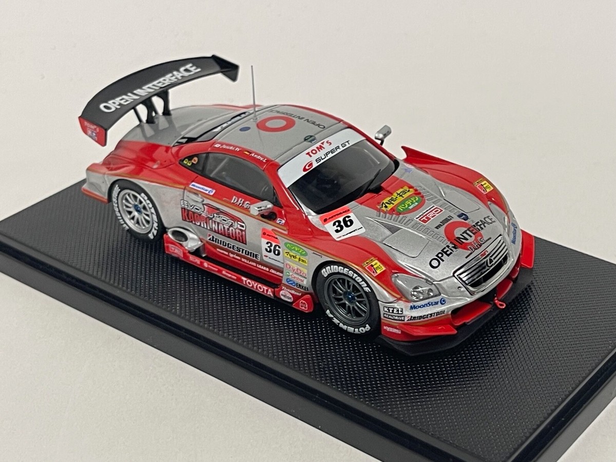 1/43 Ebbro Open Interface Tom's Lexus SC 430 JGTC 2007 car #36
