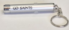 New Orleans Saints / Chevron “Who Dat” Logo Projection Flashlight Key Chain
