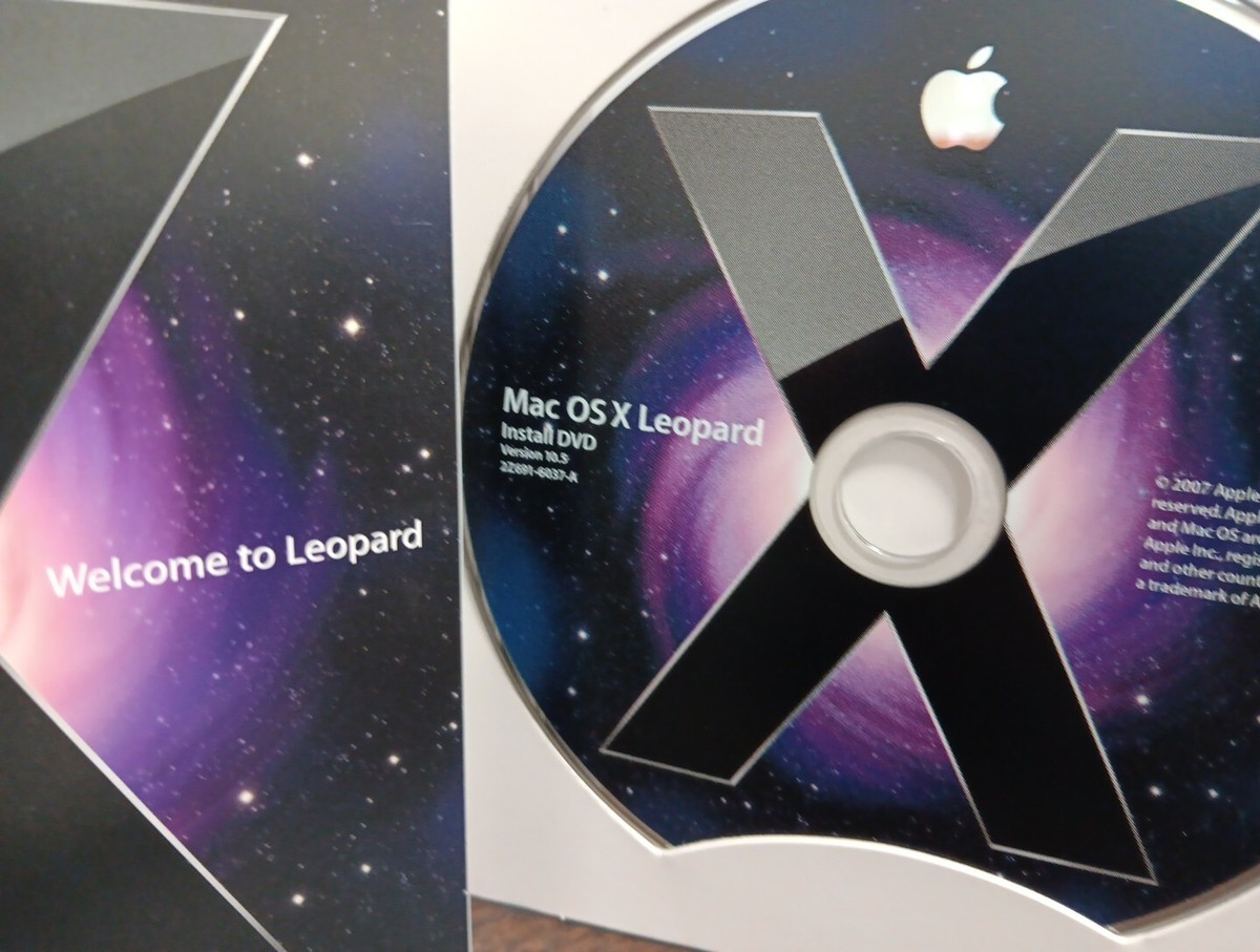 Apple MAC OS X Leopard v10.5.1 Instr. Booklet, Decals, iLife 06