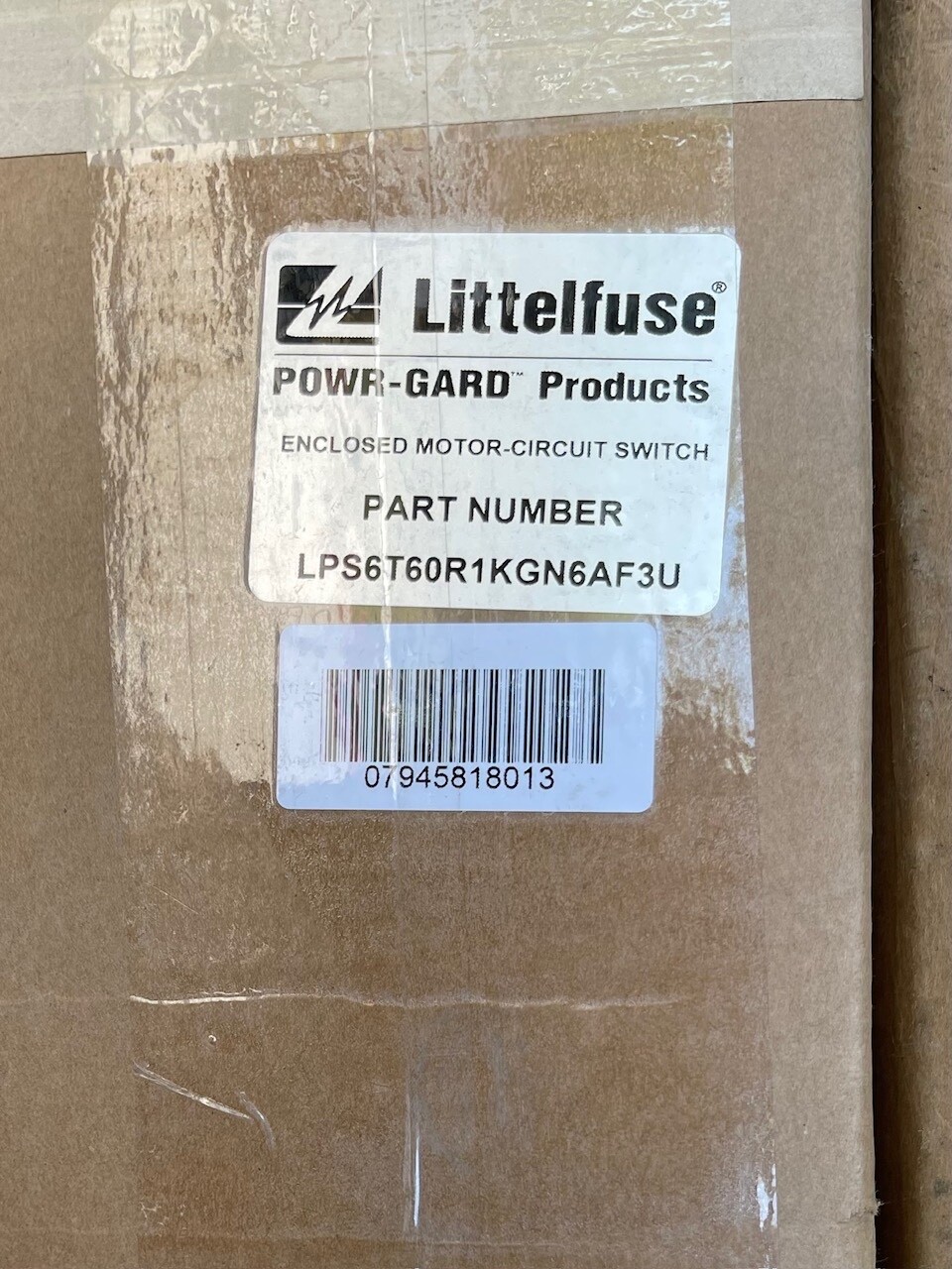 Littelfuse LPS Series 60A 600V Shunt Trip Disconnect Switch eBay
