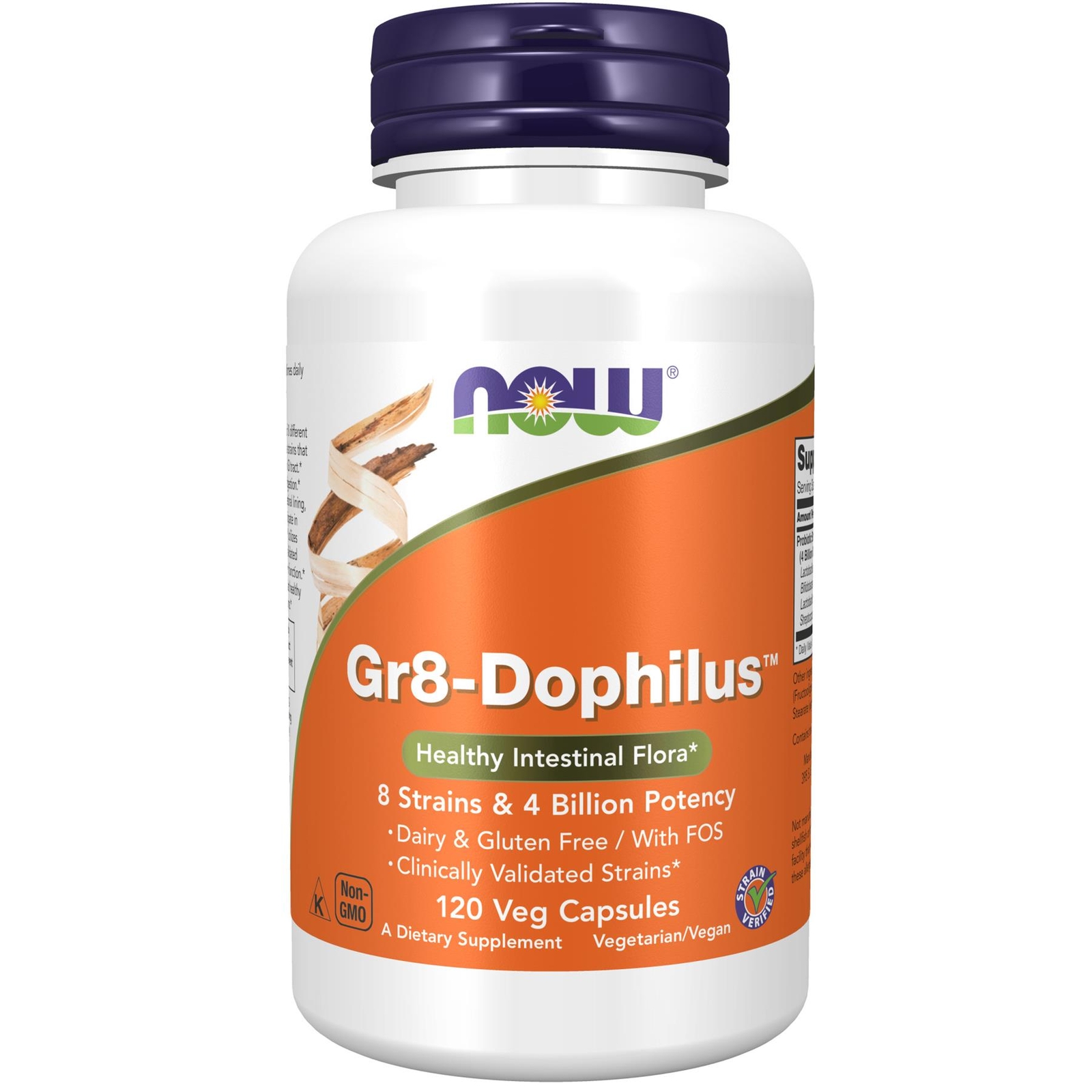 Now Foods Gr8-Dophilus - 120 Capsules - Image 2