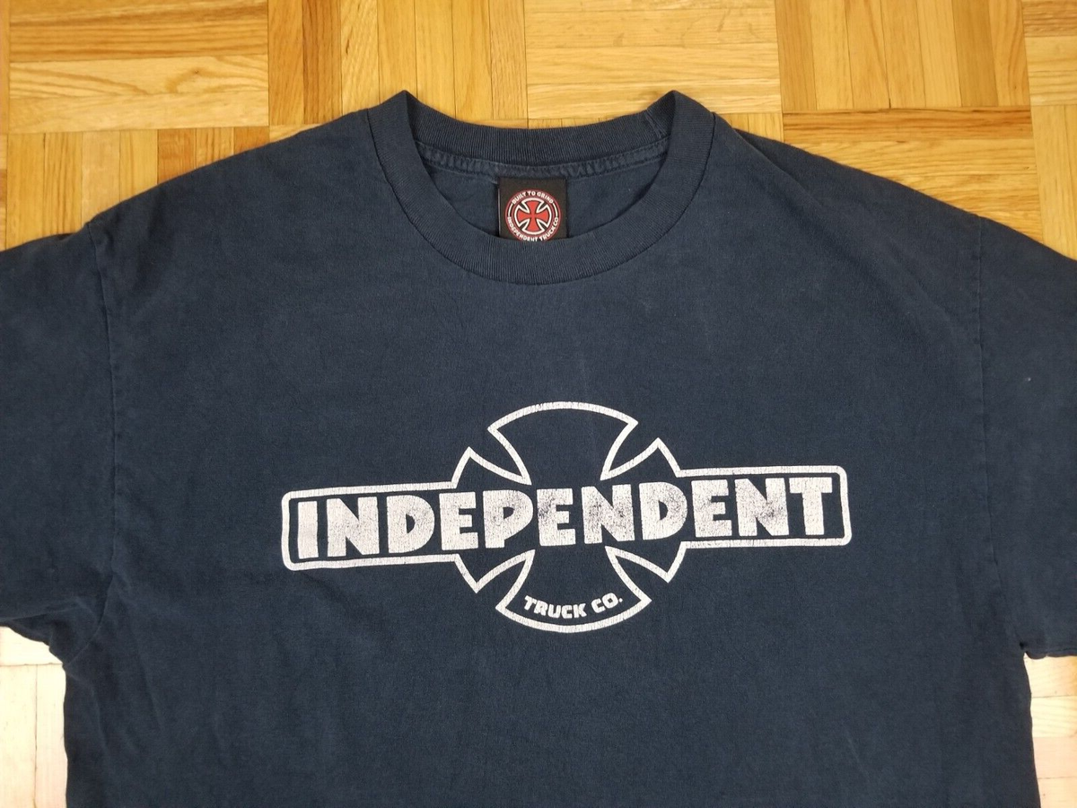 90s ヴィンテージ INDEPENDENT TRUCK CO Vintage 90s Independent Truck.co Skateboard Shirt Size M - Etsy