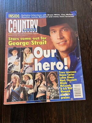 George Strait Country Weekly Magazine Sept 30, 1997