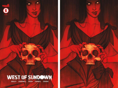 WEST OF SUNDOWN #6 (JENNY FRISON 1:15 & FOIL 1:25 UNLOCK VARIANT SET) ~ Vault