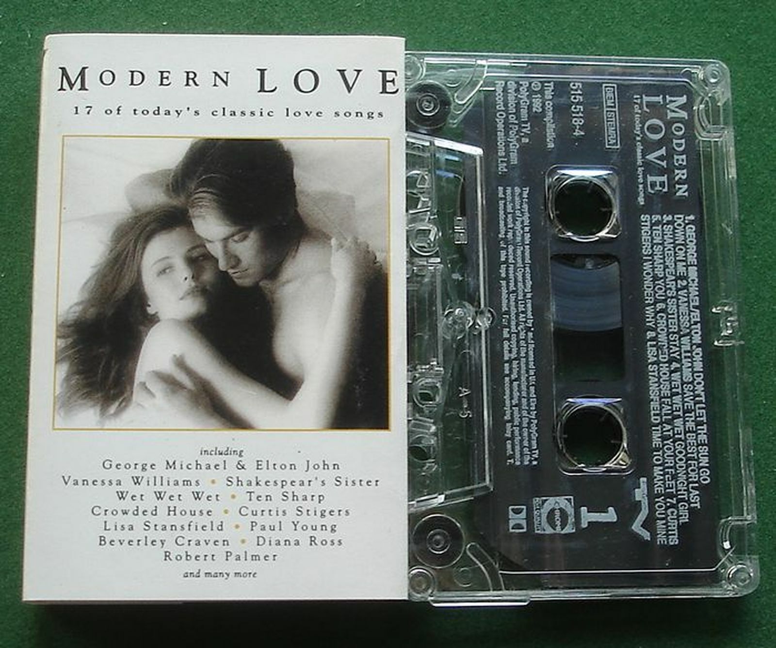 Modern Love Temptations Crowded House Diana Ross + Cassette Tape - TESTED