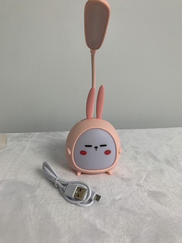 Cute little desk lamp, Charger Included, Pink Color Changing Aesthetic Light - Picture 6 of 9