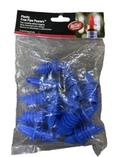 TableCraft H35BL Free Flow Pourers, Blue, 12-Pack Original Version Brand NEW
