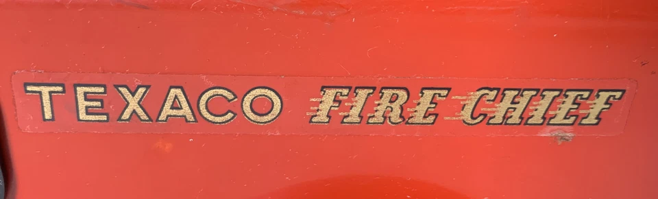 Camión de bomberos Buddy L Texaco de colección acero prensado años 60 Foto 4 de 4