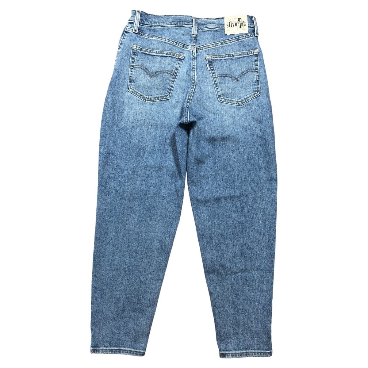 Levis Silvertab Jeans Womens Tag 30 X 26 Mom Jean Blue Relaxed