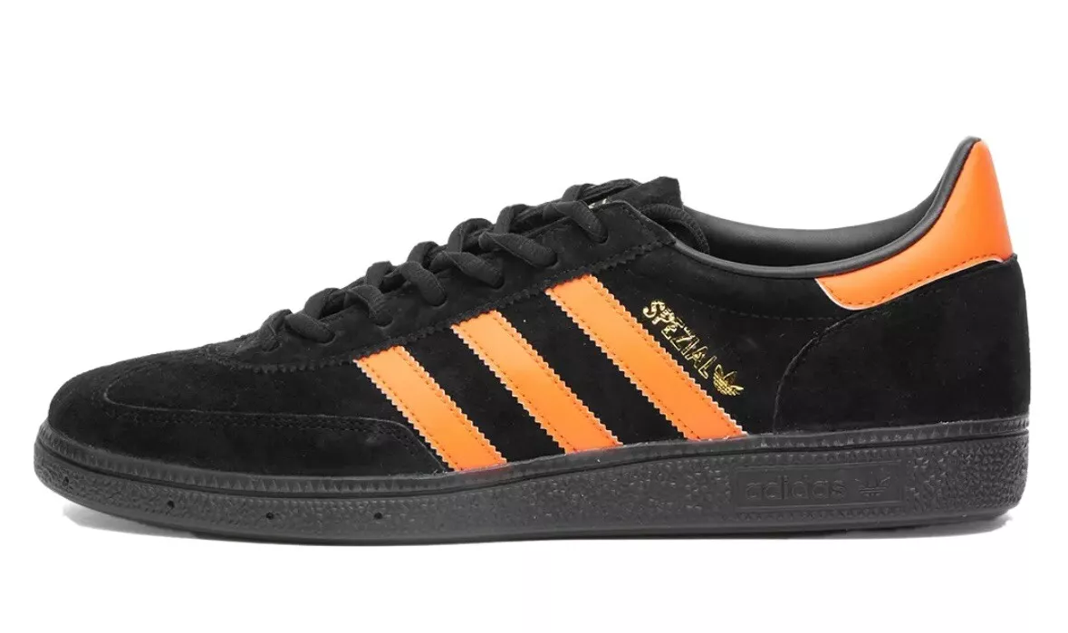 adidas handball spezial, GY9951, size 11 US, Black/orange/gold